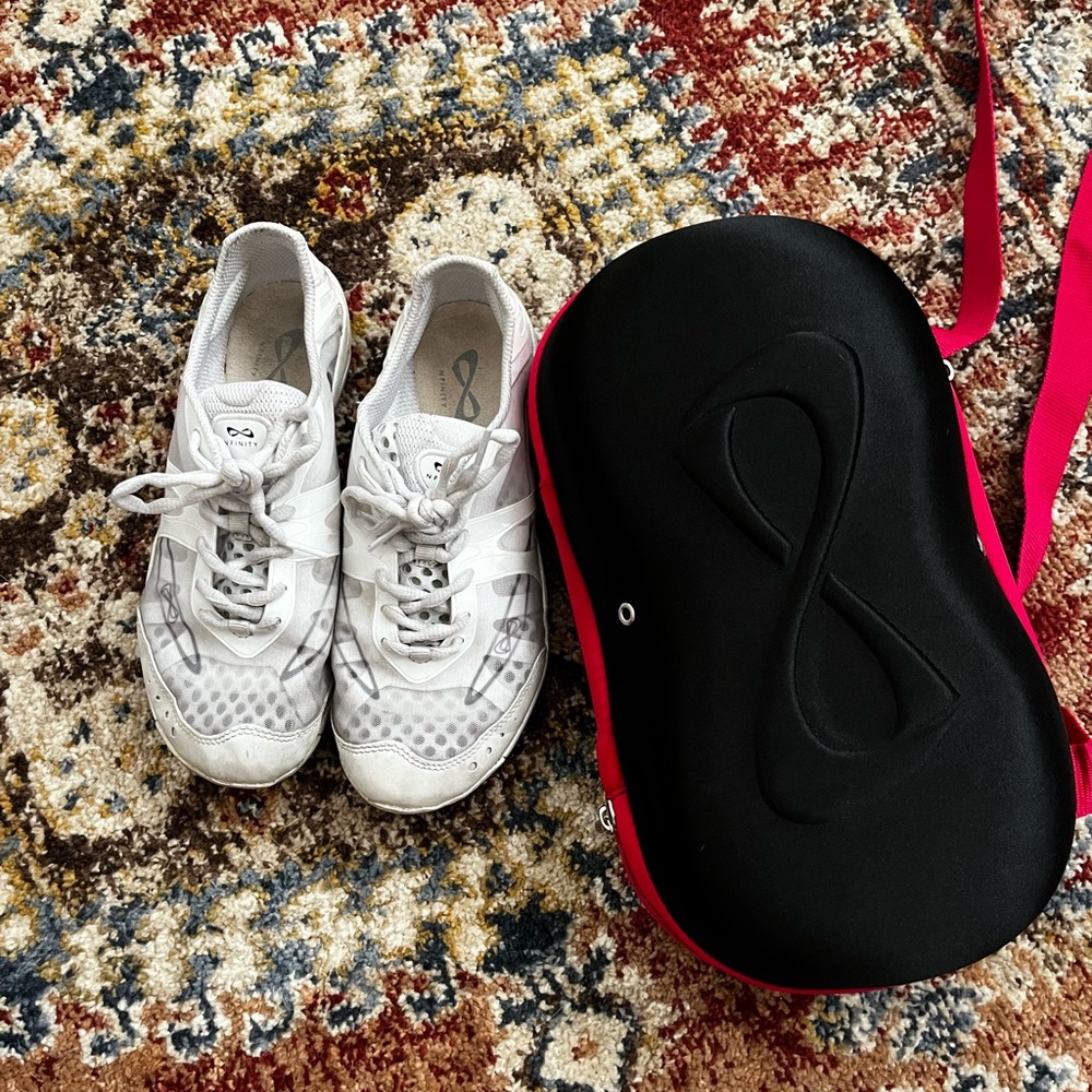 NFINITY Vengence Cheer Shoes worn for one football season.